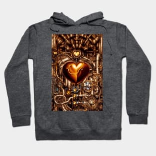 Steampunk mechanical heart Hoodie